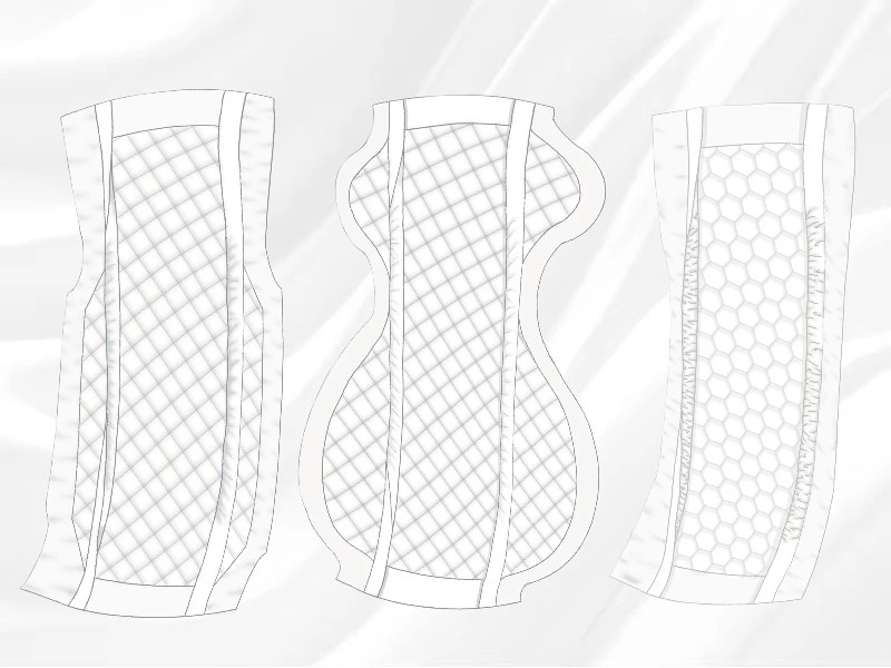 Figure-8 Shape Incontinence Pad