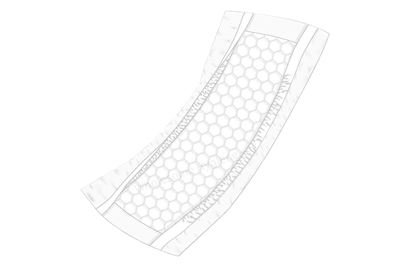 Straight Incontinence Pad